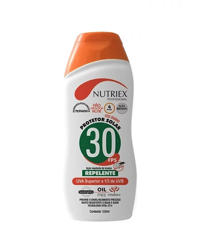 Protetor Solar 60FPS Oil Free 120ml NUTRIEX